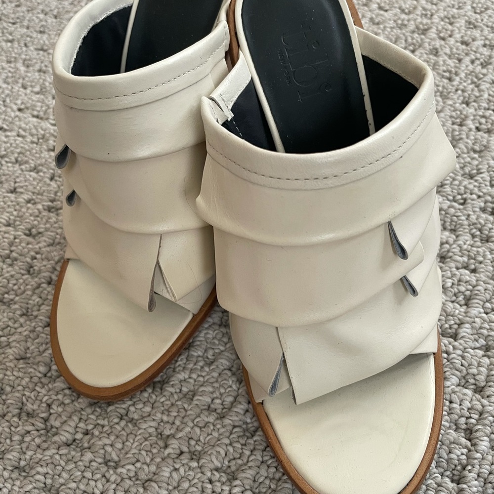 New! Tibi stacked heel shoes